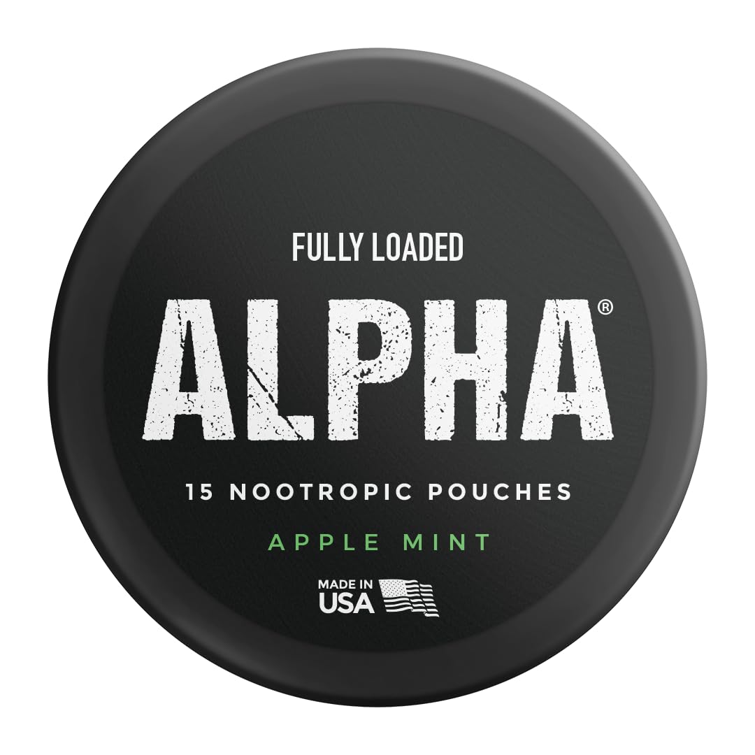 Alpha Visuel Fully Loaded Bullseye, pomme-menthe, présentation élégante et discrète.