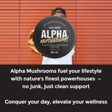 Fully Loaded Bullseye Alpha Mushroom Poche pour soutien cognitif discret