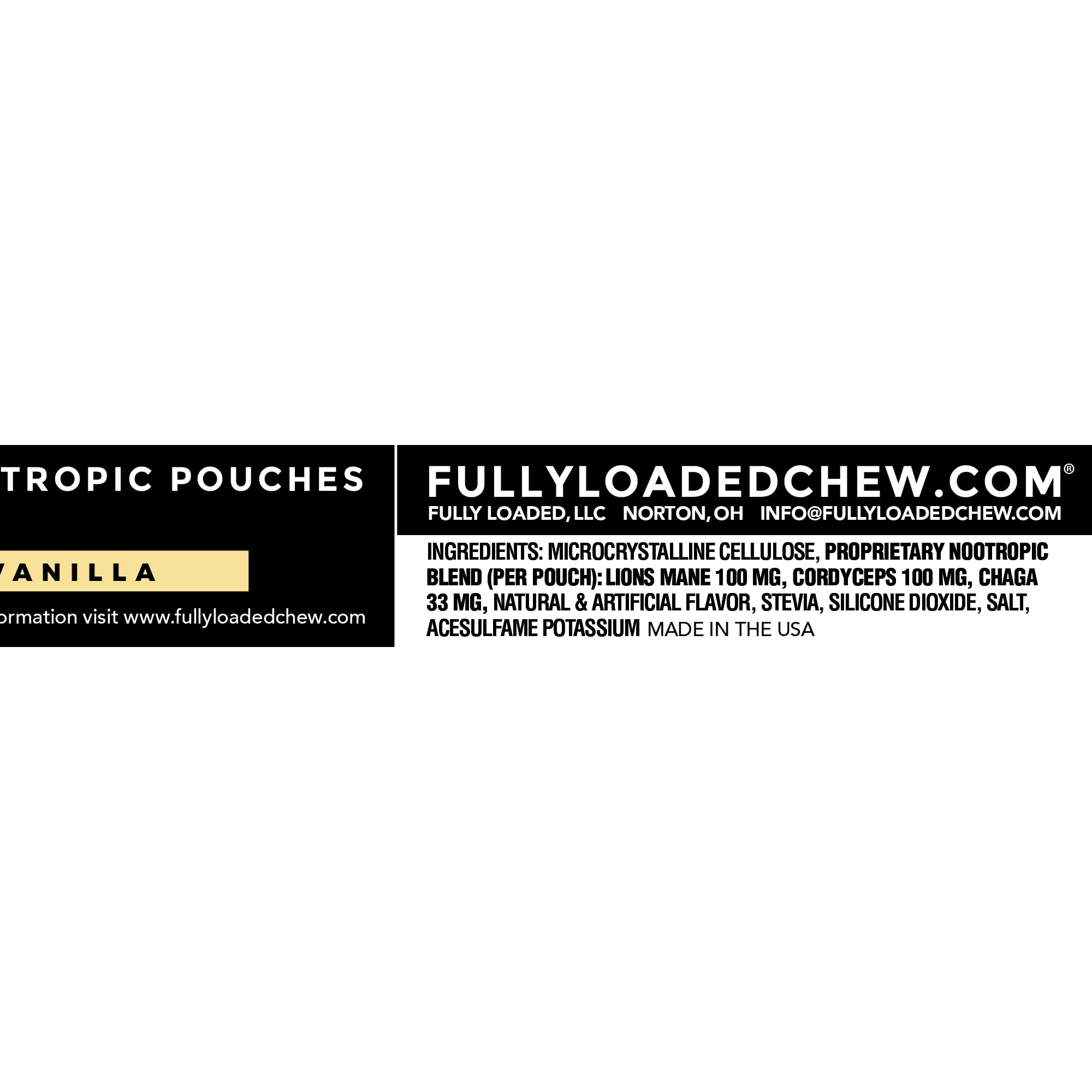 Alpha Mushroom Bullseye Vanilla chez Fully Loaded pour utilisation nomade