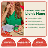 Gommes Fungies Crinière de Lion – prise quotidienne rapide pour rester alerte.