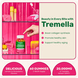 Gommes Tremella Fungies, texture moelleuse pour une dégustation agréable.