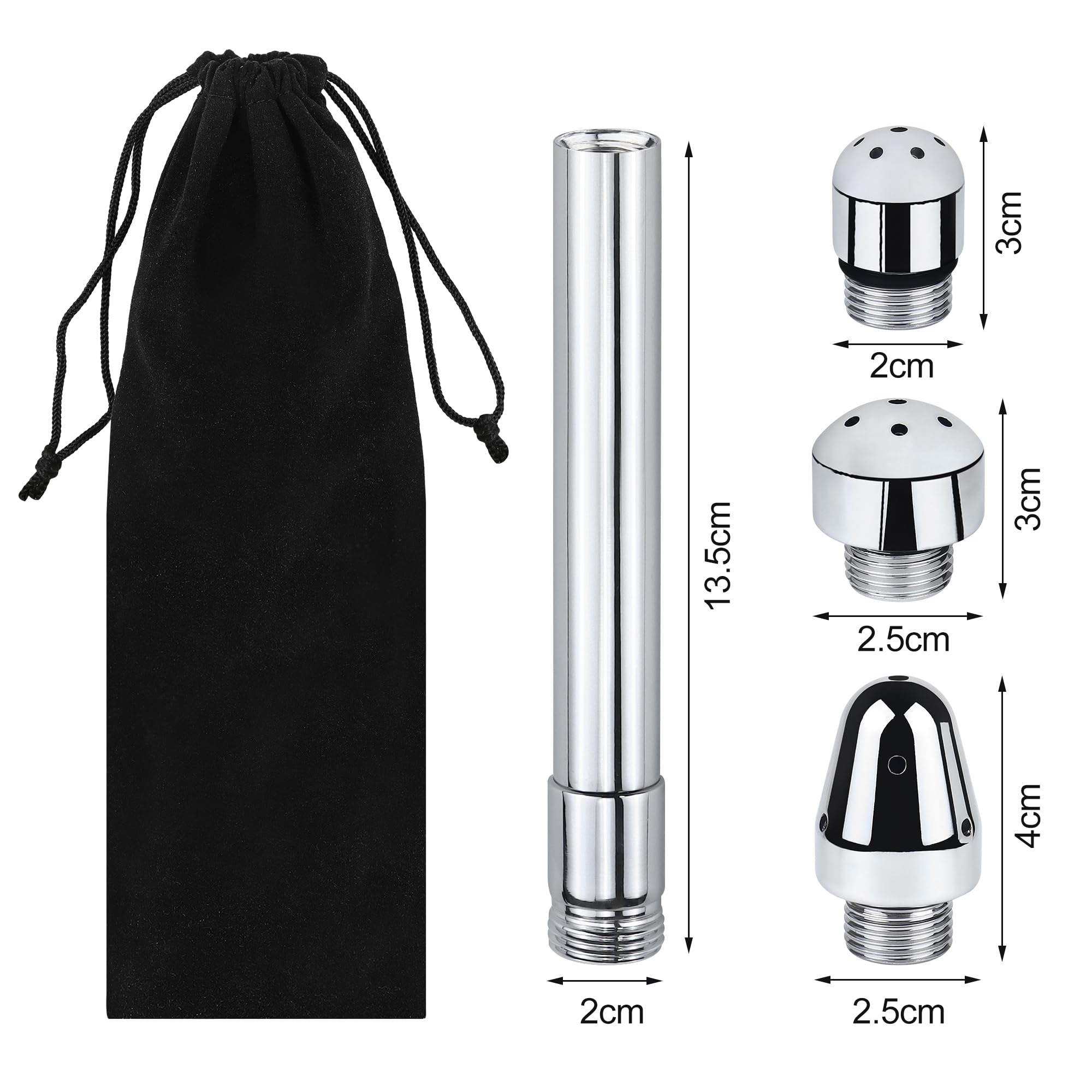 FunMove embout douche 2 cm x 195 mm pour choix de pression adapté