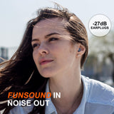 Étui portable FUNSOUND pour transporter les bouchons où que vous soyez.