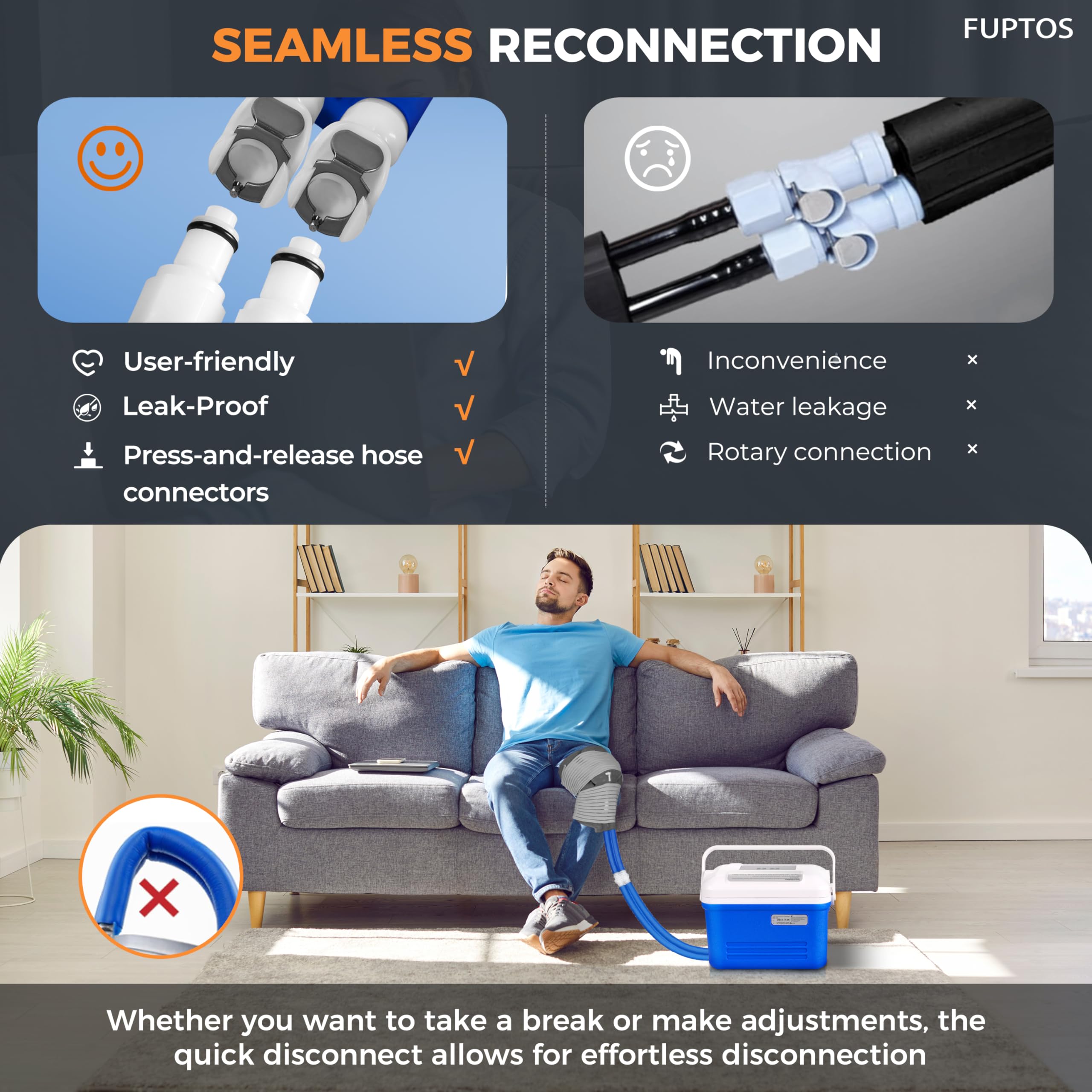 Fuptos Design compact – appareil léger et silencieux pour la maison.
