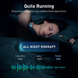 Mode silencieux pour des séances nocturnes sans bruit.