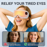 Masque oculaire chauffant FUPYG sans fil en voyage, sommeil plus doux