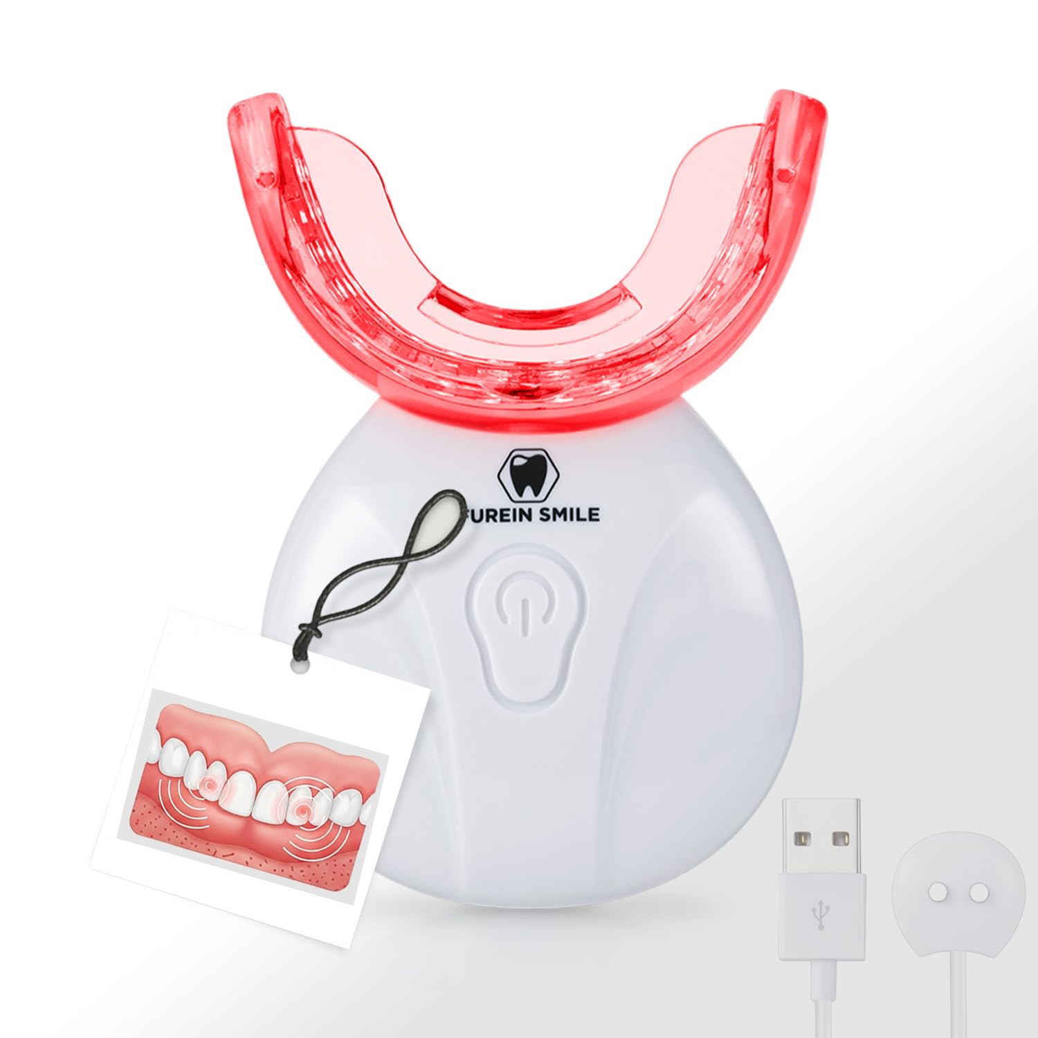 FUREIN SMILE – Lumière rouge ciblant douleur dentaire légère