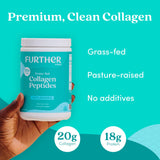 Emballage de collagène peptides Further Food 9,88 oz, facile à transporter