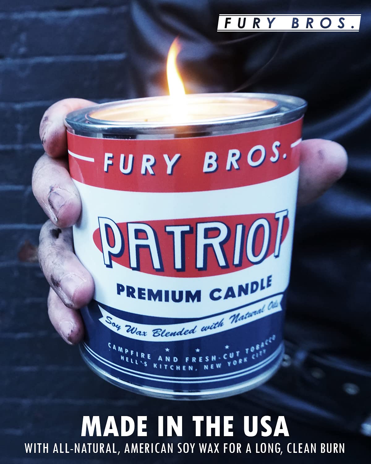 Flamme Arrowhead, parfum tonka fumé, crée une atmosphère cosy autour du feu.