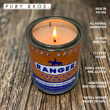 Étiquette vintage Fury Bros Ranger sur l’emballage, style rétro et premium.