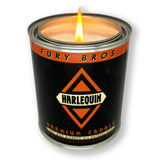 Bougie Fury Bros Harlequin Absinthe pour une ambiance nocturne raffinée.
