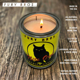 Bougie Fury Bros Nite Owl – Musc blanc pour une atmosphère masculine