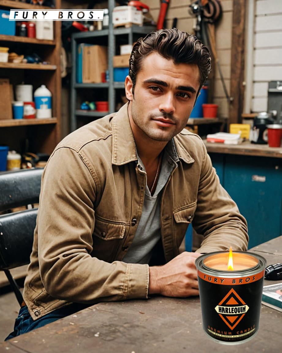 Cire de soja naturelle Fury Bros pour une combustion propre.