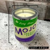 Bougie Fury Bros Mojo — cire de soja naturelle pour une expérience sûre et végan.