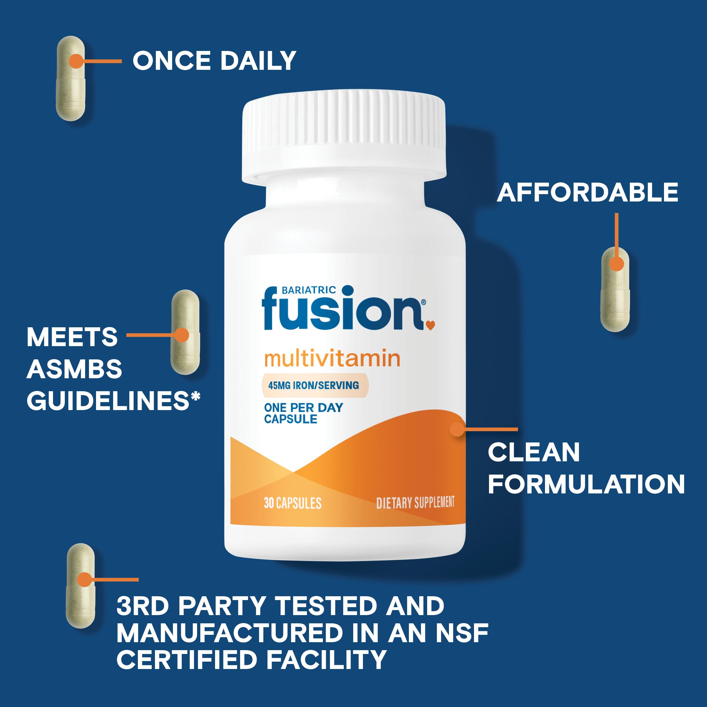 Bariatric Fusion: emballage clair et repérable pour la préparation des repas post-chirurgie.