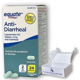 Caplets Loperamide Fusion Shop dans un emballage pratique prête à l'emploi.