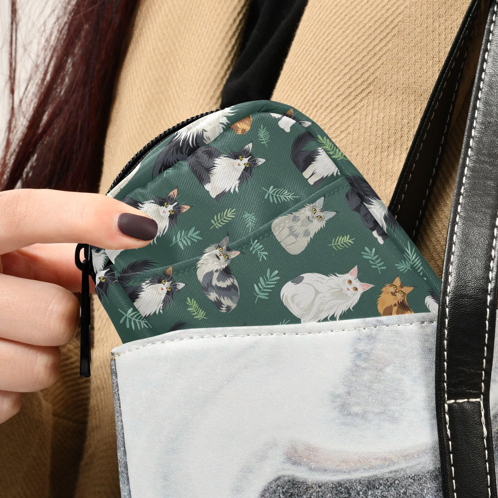 Fustylead motif chats forêts norvégiennes brindilles pour un style agréable en déplacement