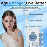 Patch NAD+ FUTHRI – application sur le bras, pratique et discrète.