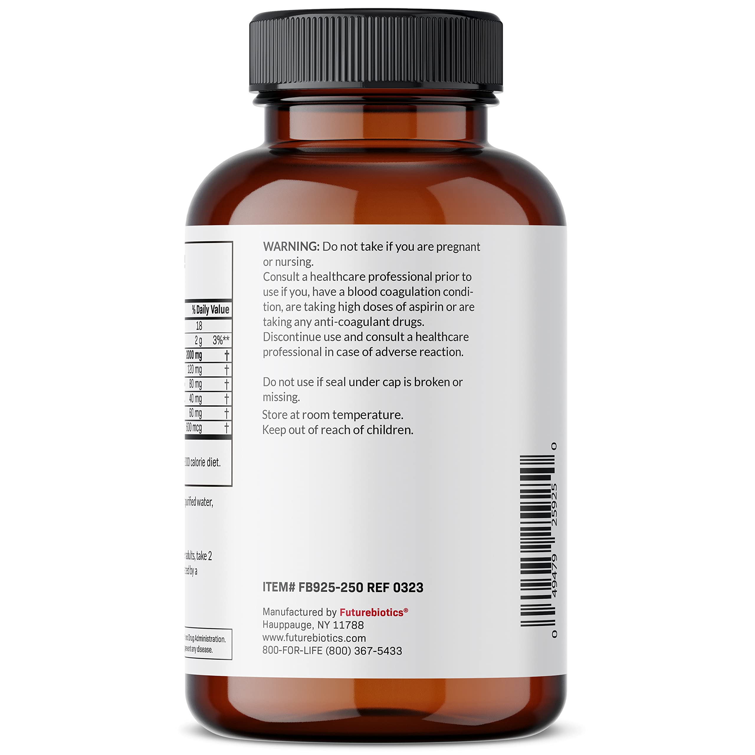 Astaxanthine dans l’huile de krill Futurebiotics, protection antioxydante potentielle.