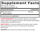 Futurebiotics Betterave Extrait – certification cGMP et laboratoire réputé pour la qualité.