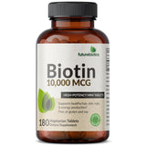 Biotine Futurebiotics pour cheveux, peau et ongles.