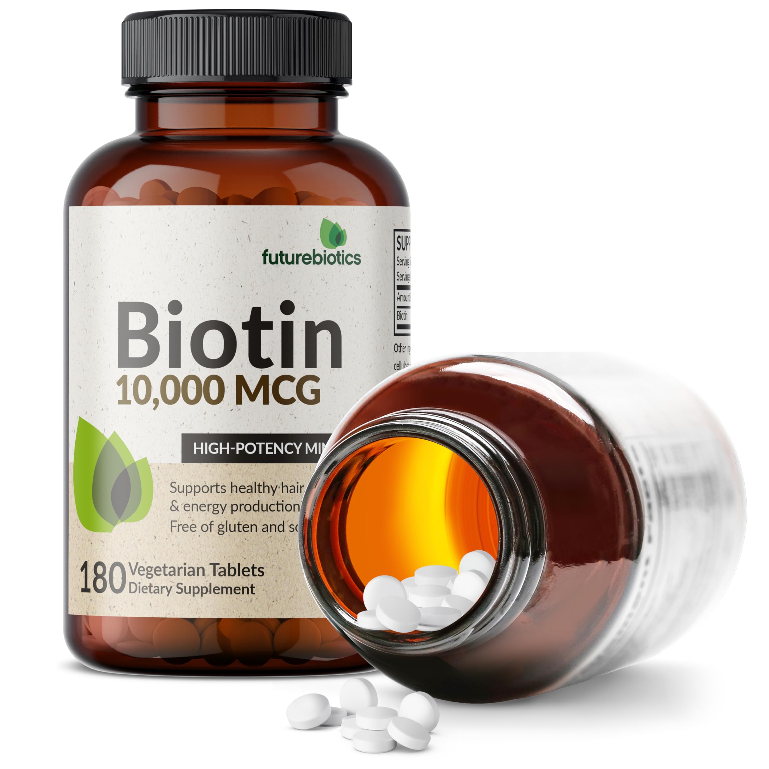 Formule végane et sans OGM de Futurebiotics Biotine.
