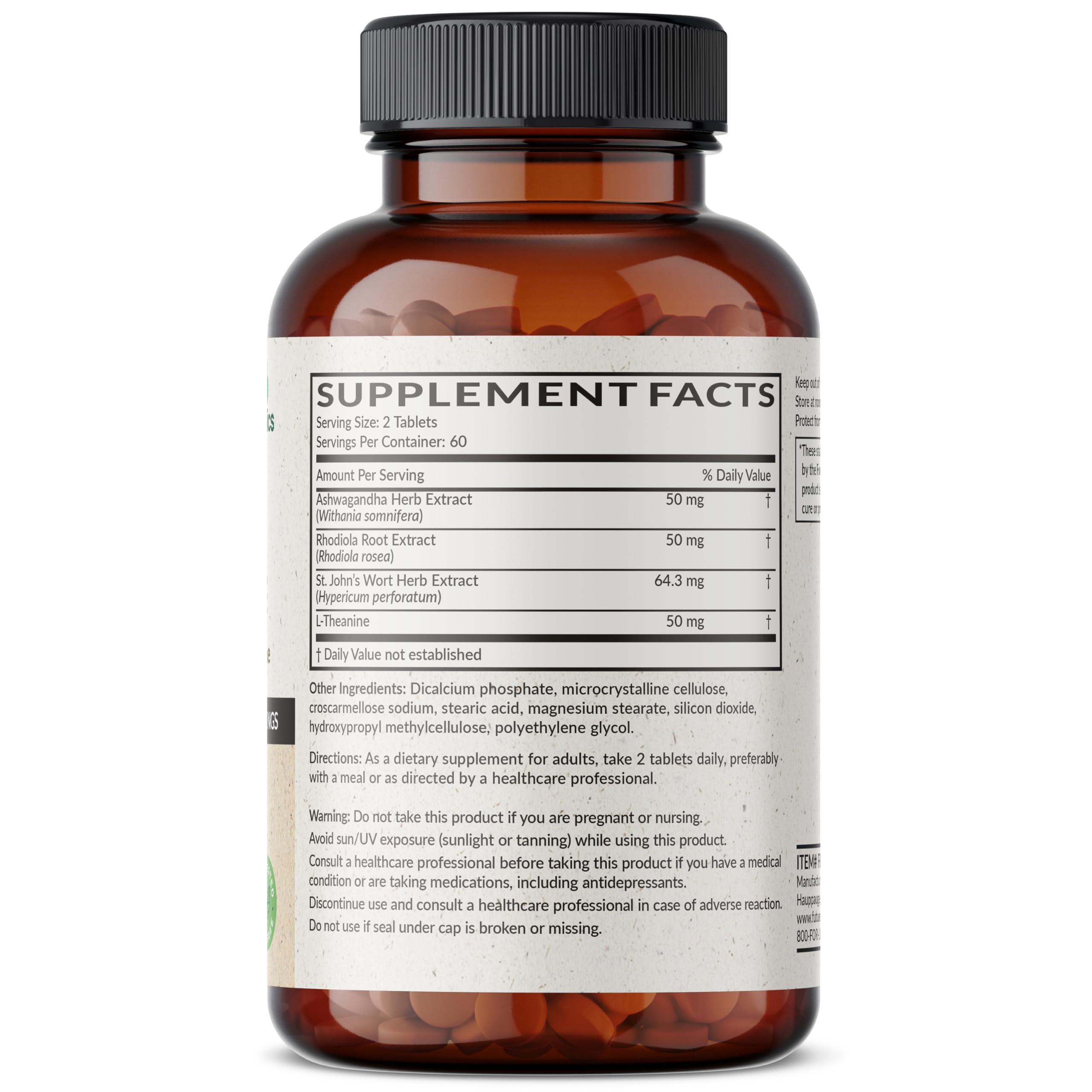 Futurebiotics Chill Pill + comprimés: texture douce et facile à avaler