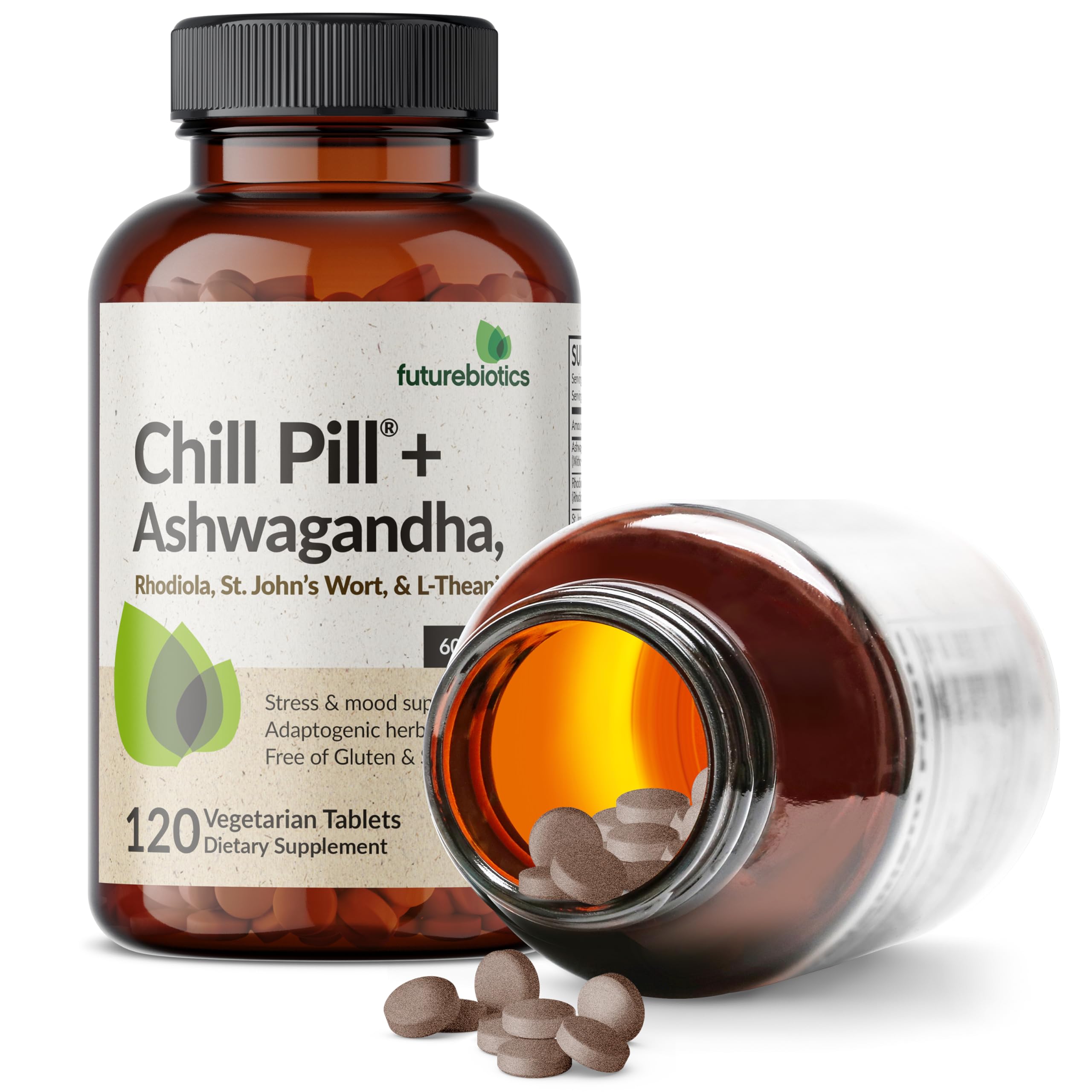Futurebiotics Chill Pill + capsules aux herbes adaptogènes