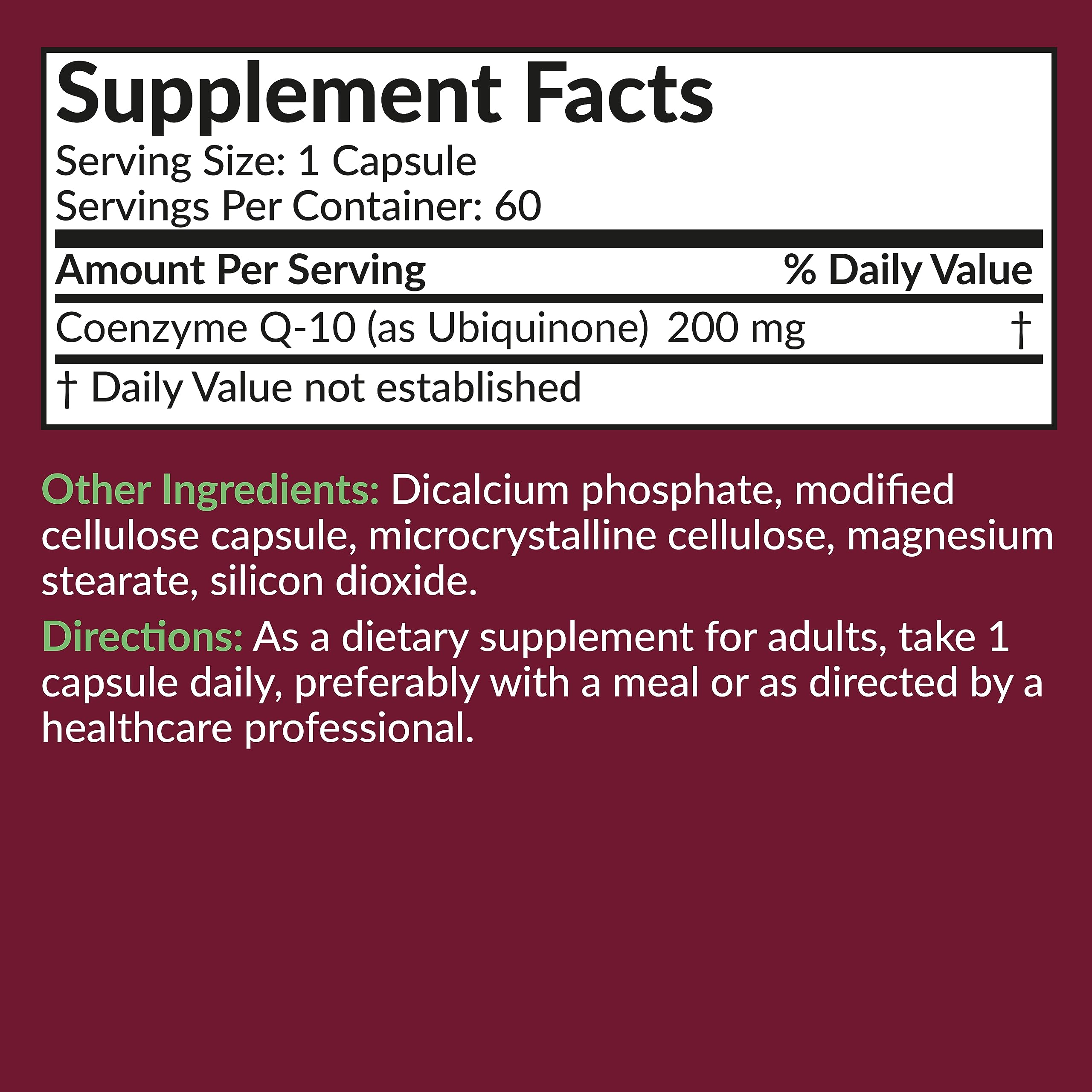Futurebiotics CoQ10 200 mg – usage quotidien facile pour soutenir votre énergie.