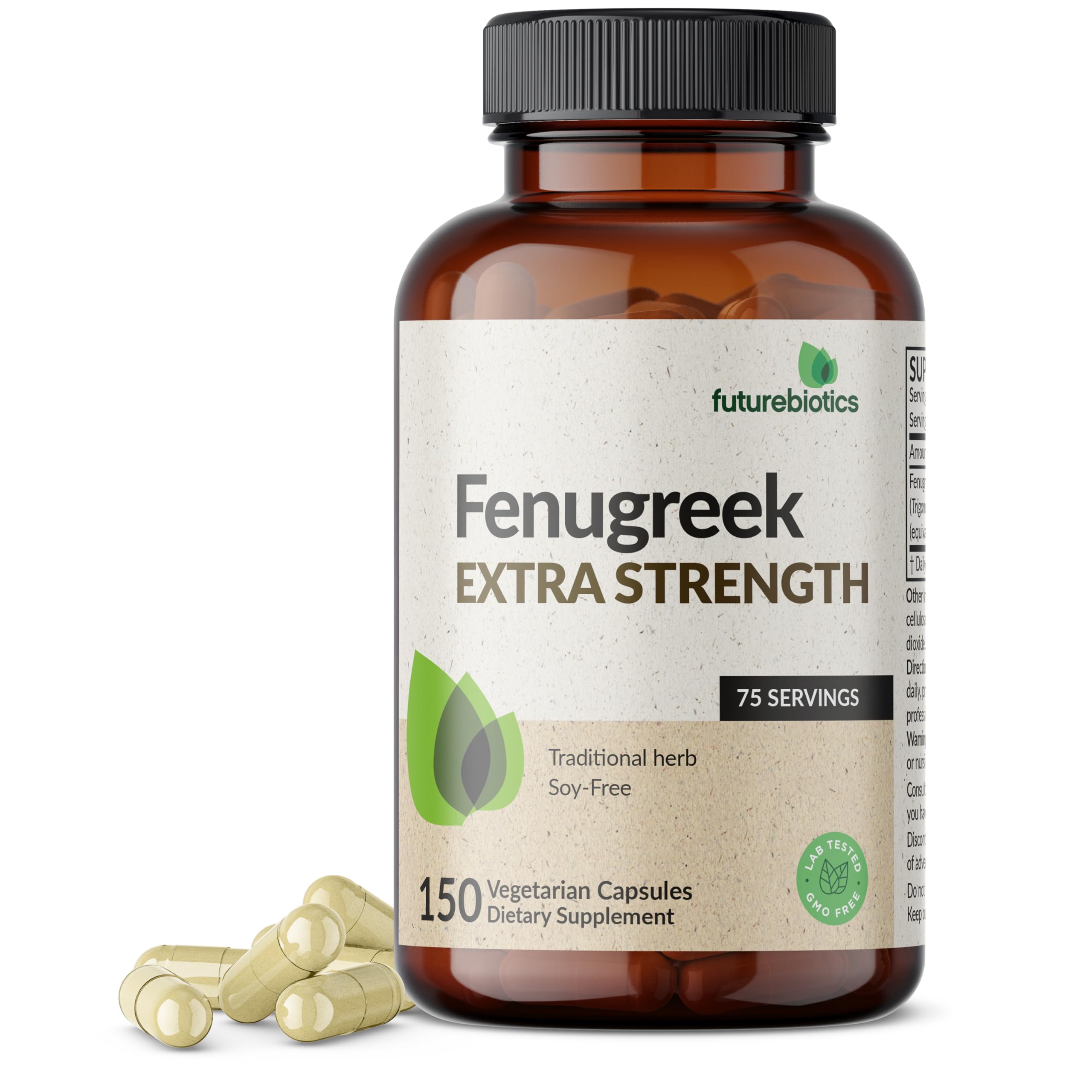 Futurebiotics Fenugreek Extrait Ultra-Concentré en bouteille, soutien potentiel au quotidien.