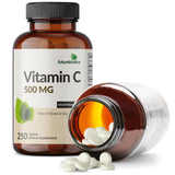 Sans OGM, sans gluten et sans soja, Futurebiotics Vitamine C 500 mg.