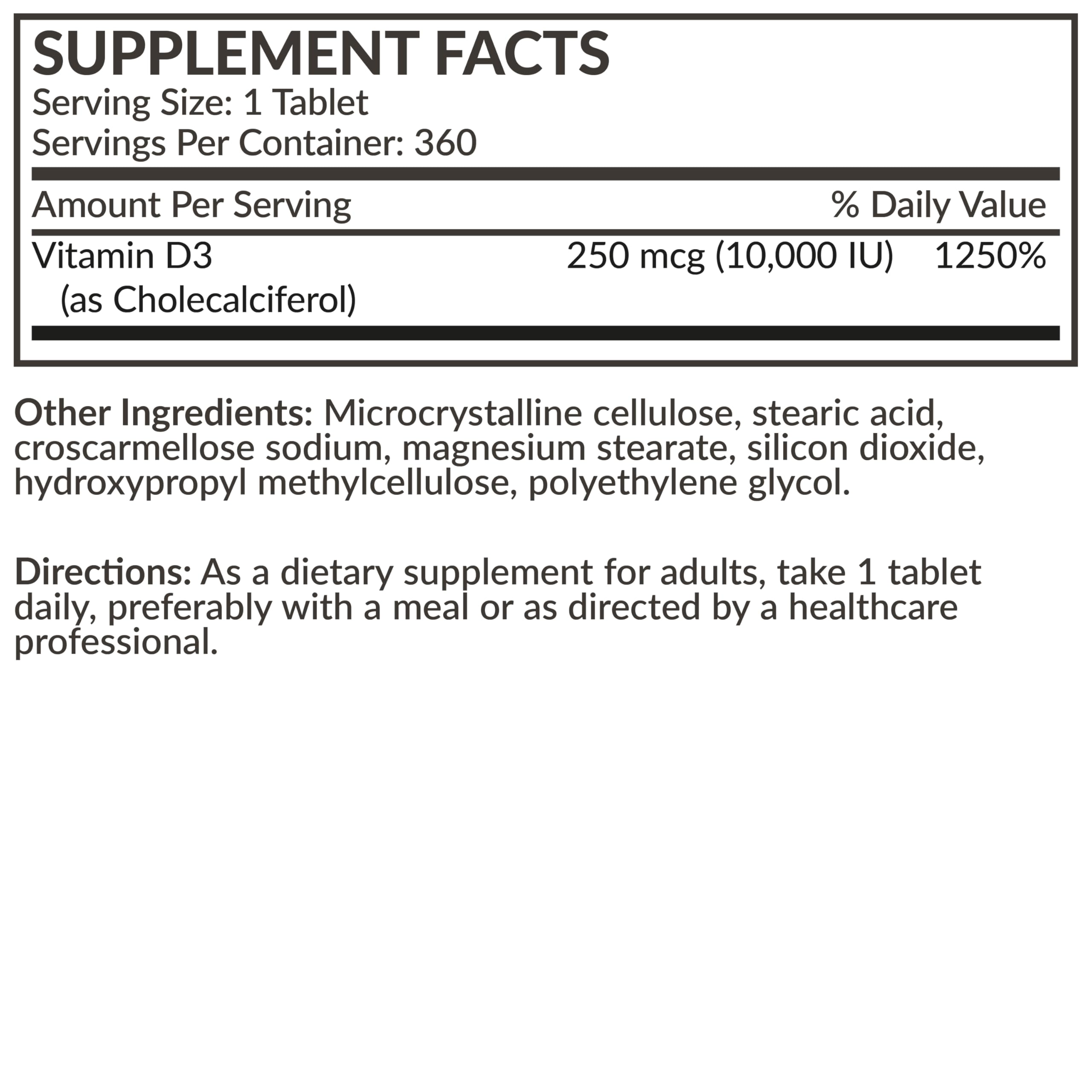 Futurebiotics Vitamine D3 — Utilisation simple au quotidien, idéal en hiver.