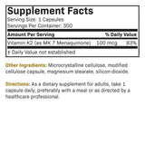 Futurebiotics Vitamine K2 MK-7, routine quotidienne recommandée