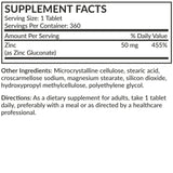 Futurebiotics Zinc 50 mg, emballage posé, accessibilité et facilité d'utilisation.