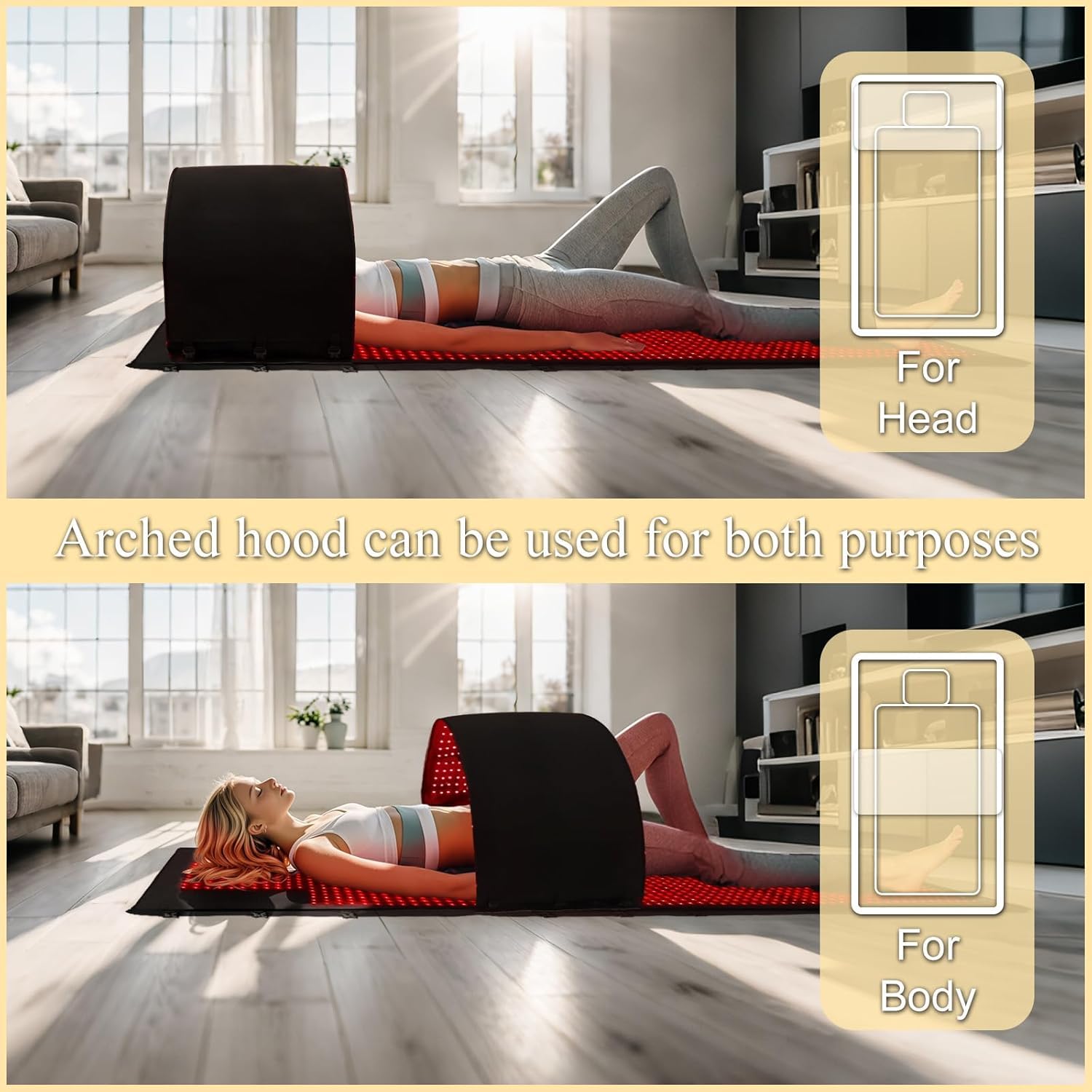 Fuuerds led-3-en-1-660nm-850nm délivre deux longueurs d’onde pour des séances polyvalentes.