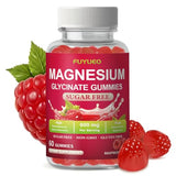 FUYUEO Gummies en bouteille, magnésium glycinate bien absorbé pour dormir plus sereinement.