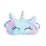 Masque de sommeil licorne Fxaelian bleu clair bloque la lumière pour mieux dormir