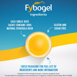 Fybogel Hi Fibre Orange: préparation facile de la boisson à base de fibres.