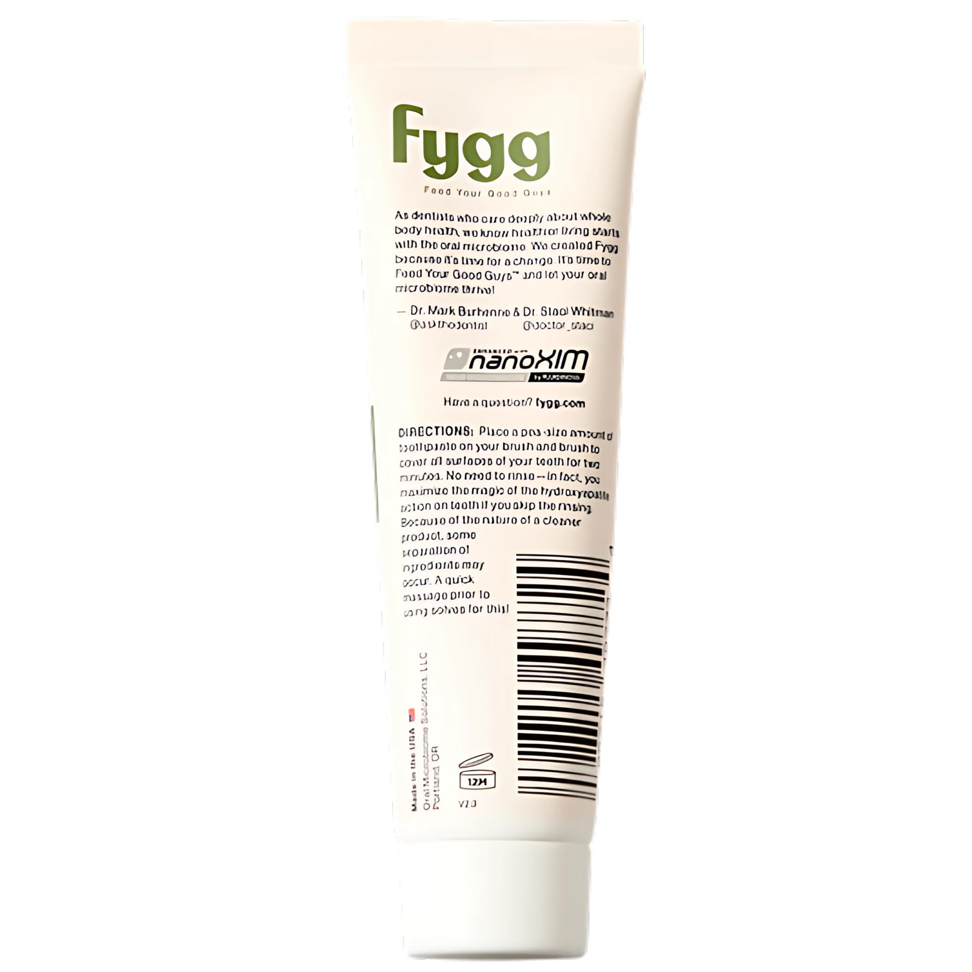 Fygg met en avant les ingrédients clés chicorée et thé vert pour un soin naturel.
