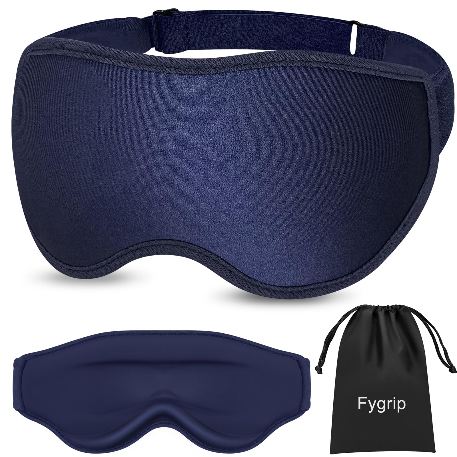 Fygrip masque yeux 3D: espace oculaire pour cligner sans pression, nuit confortable