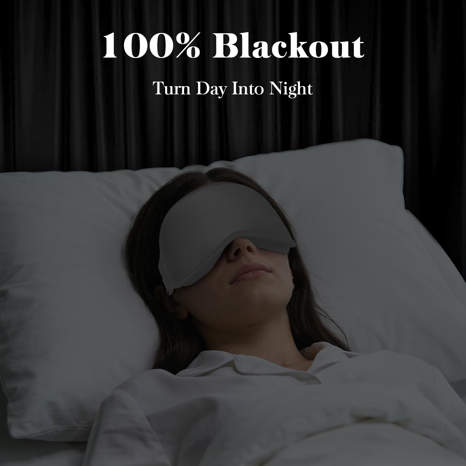 FYGRIP masque yeux anti-lumière bloque efficacement la lumière pour des nuits paisibles