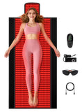 Fyovuv couverture thérapie lumière rouge grand format pour relaxation complète