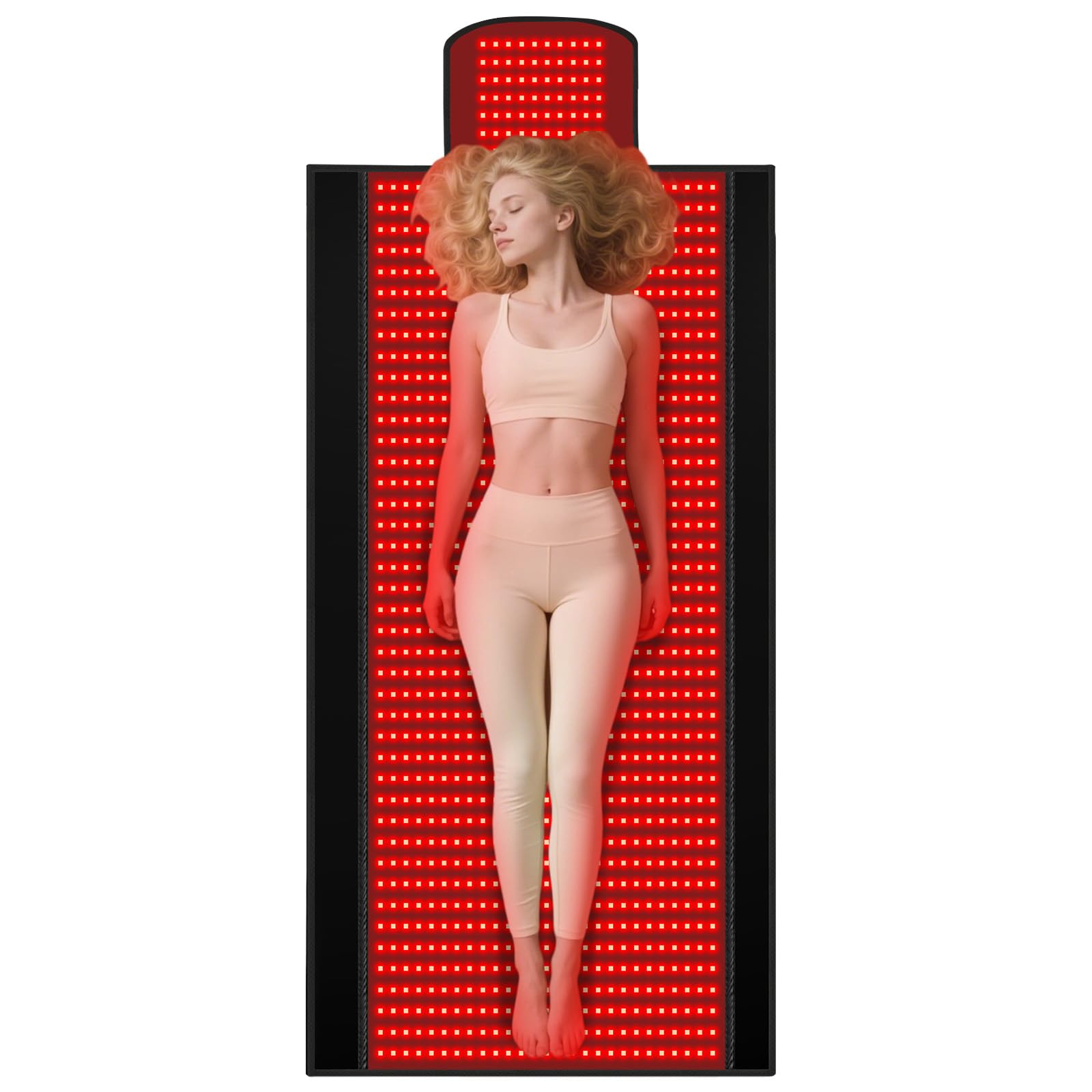 Fyovuv tapis-lumiere-rouge-corps, relaxation musculaire à domicile.