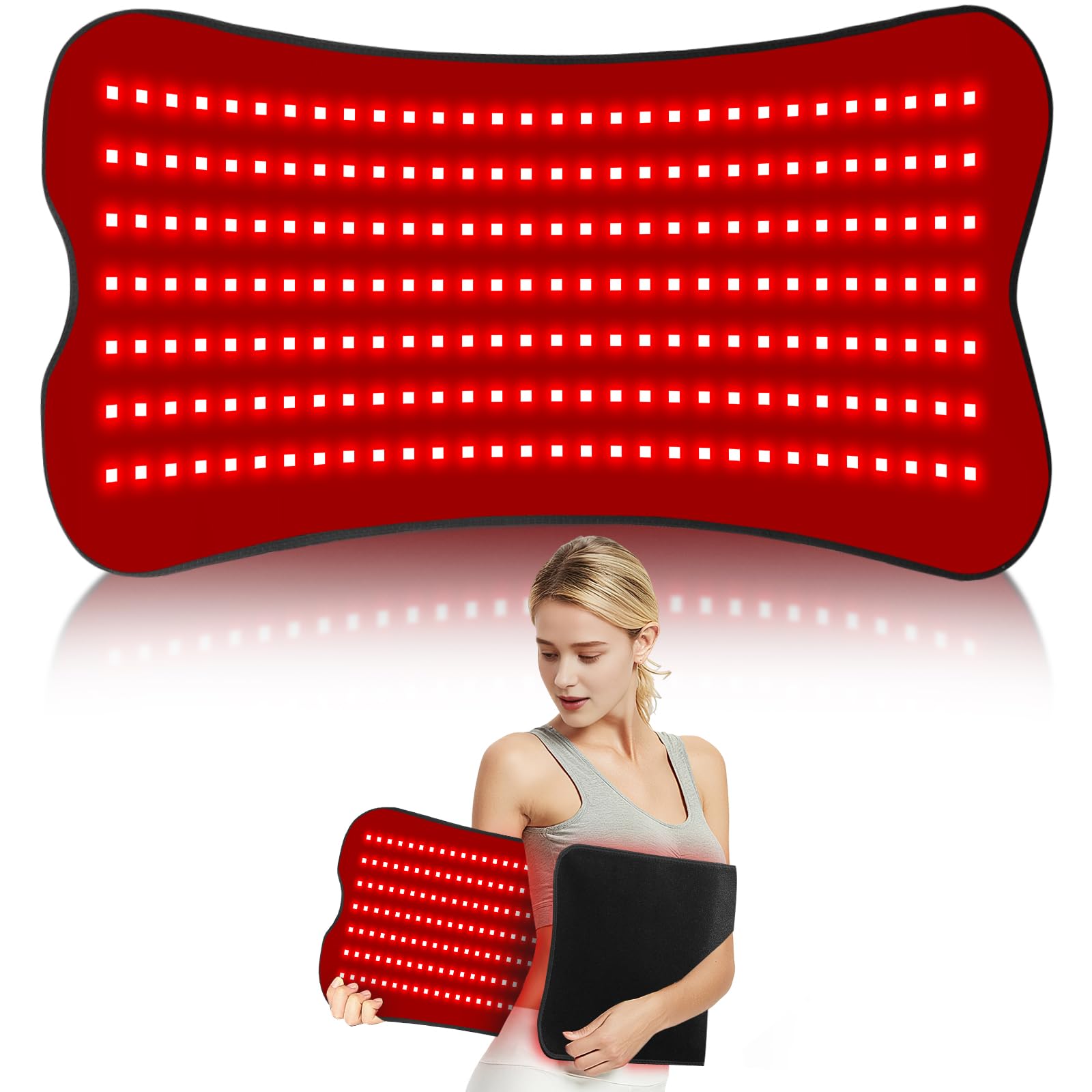 fyovuv tapis thérapie lumière rouge pour le corps, confort ciblé.