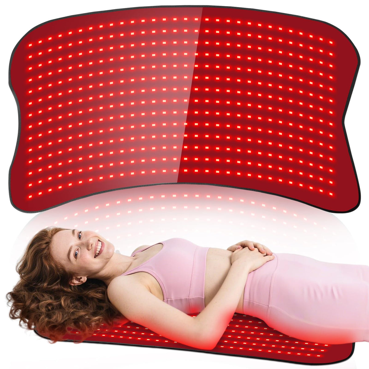 Fyovuv Wrap: lumière rouge 660 nm et infrarouge 850 nm pour relaxation musculaire.