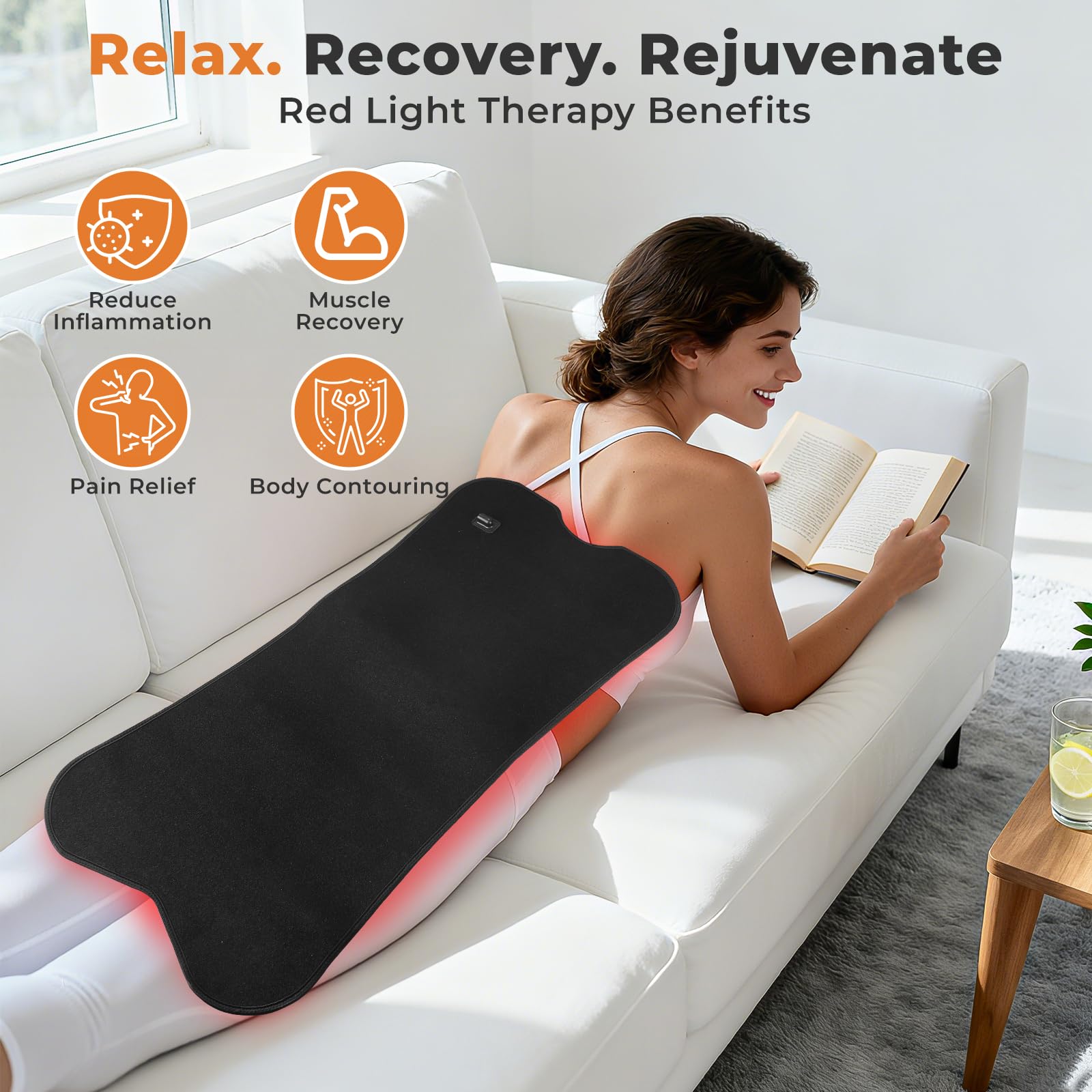 Fyovuv wrap lumière infrarouge 850nm procure chaleur douce et confort.