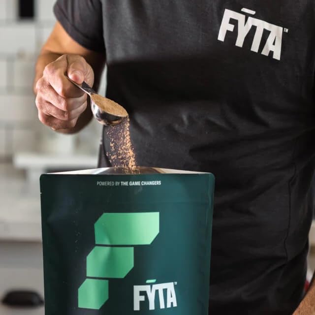 FYTA protéine-plante-melange-upcyclé: mélange protéique issu d'ingrédients durables.