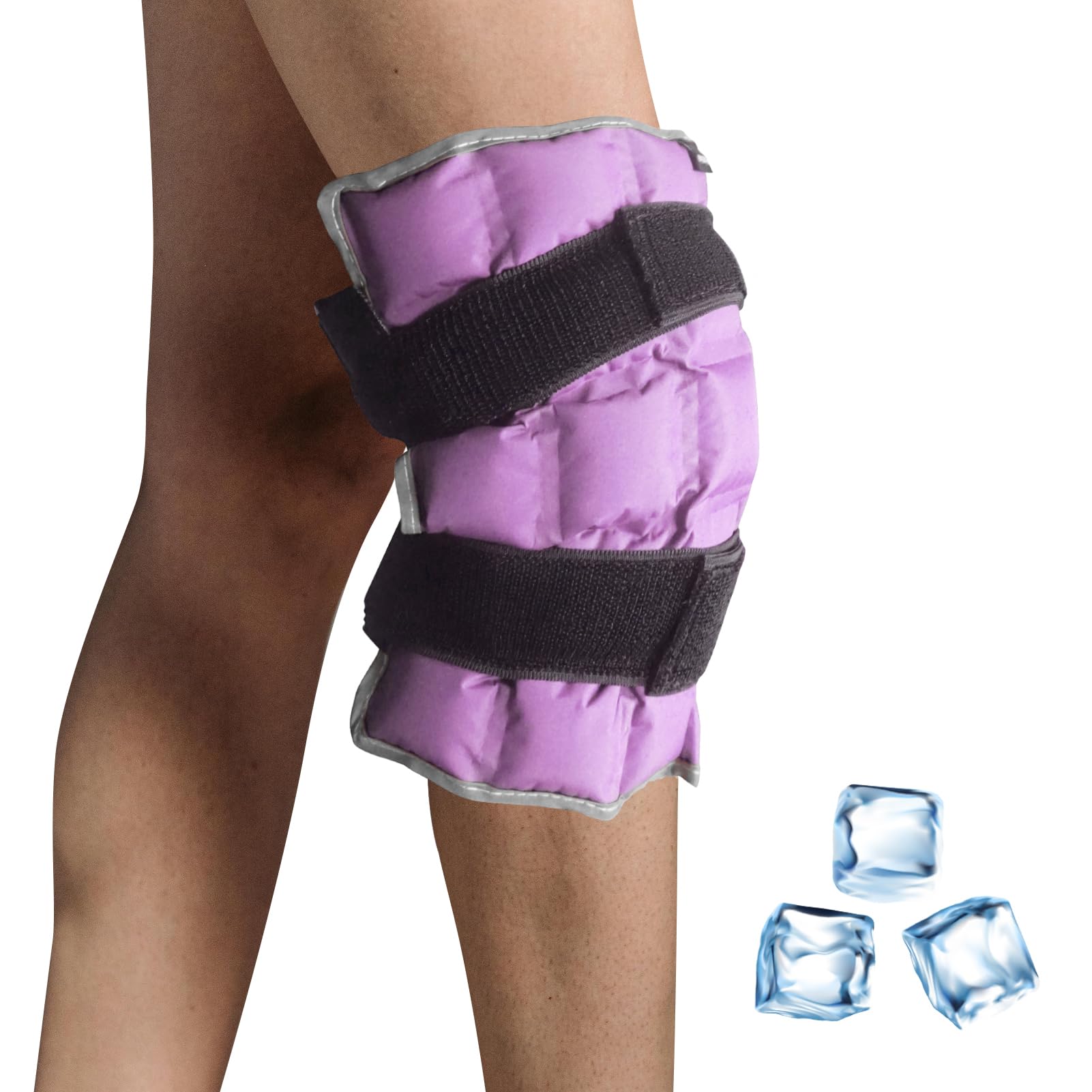 Compresse glacée Fythao ajustable sur genou, utile pour la récupération post-entraînement