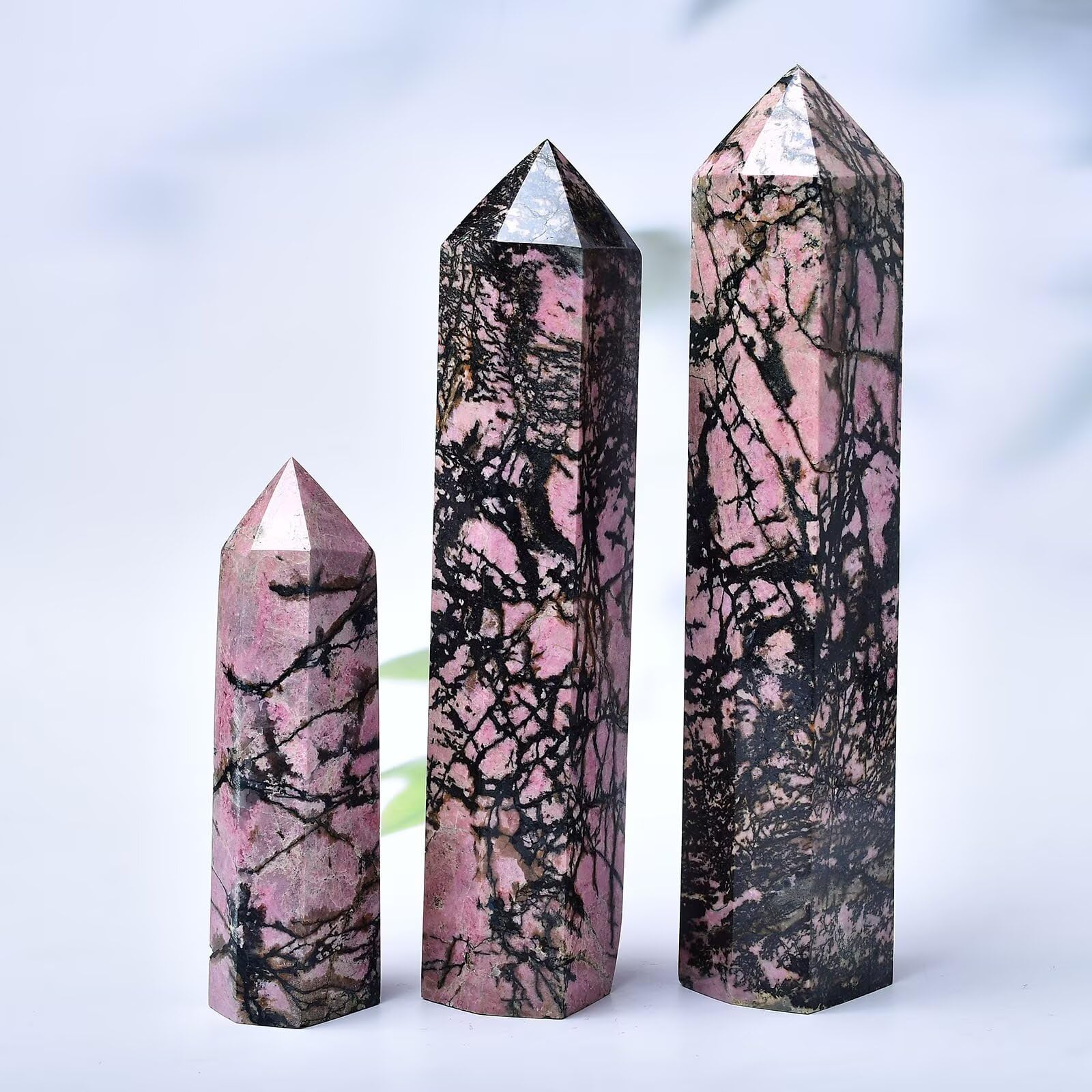 Cadeau idéal FZBHRO rhodonite pour débutants, ambiance paisible à domicile