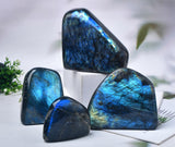 FZBHRO Labradorite déco bureau, pièce unique pour ambiance professionnelle sereine